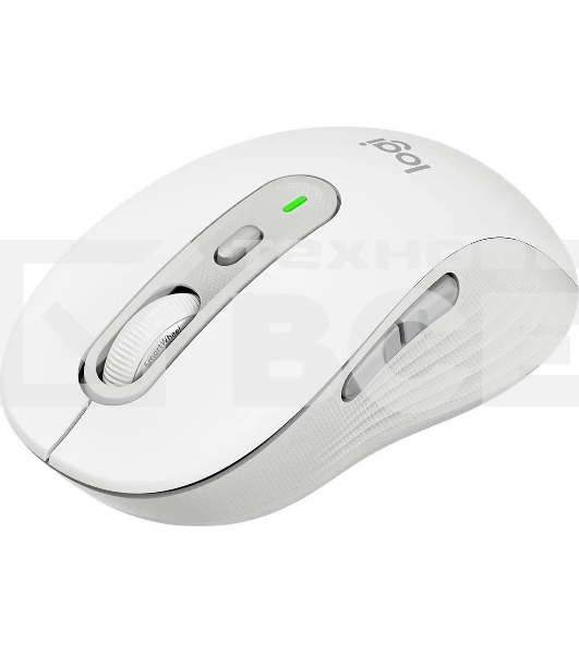 Мышь беспроводная Logitech M750 белый, 4000 dpi, радиоканал, Bluetooth, USB, кнопки - 5