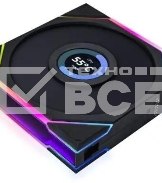 Вентилятор для корпуса Lian Li Uni Fan TL 120 LCD Reverse ARGB черный, 120 мм, 1900 об/мин, 31 дБ, 7 pin