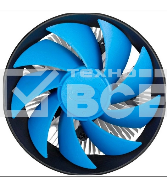 Кулер для процессора DEEPCOOL GAMMA ARCHER V2 синий, 120 мм, алюминий, 1600 об/мин, 26.1 дБ, 3 pin, 95 Вт, 65.5 мм