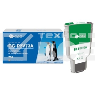 Картридж струйный G&G GG-P2V73A 730 черный фото (300 мл) для HP DJ T1600/T1700/T2600