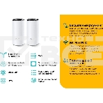 Бесшовный Mesh роутер TP-Link DECO P9 (2-PACK) AC1200 10/100/1000BASE-TX белый (упак.:2шт), фото19
