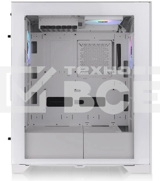 Компьютерный корпус Thermaltake CTE T500 TG ARGb белый без БП ATX 3x140мм 2xUSB 3.0 1xUSB3.1 audio bott PSU