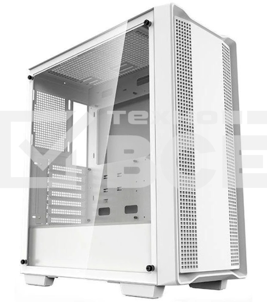 Компьютерный корпус без блока питания Deepcool CC560 WH Limited, Midi-Tower, TG, no fans, 1xUSB-A 3.0, 1xUSB 2.0, ATX, mATX, mITX белый