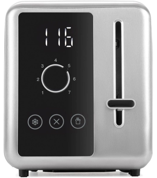 Тостер Hyundai HYT-3305 800Вт черный/серебристый