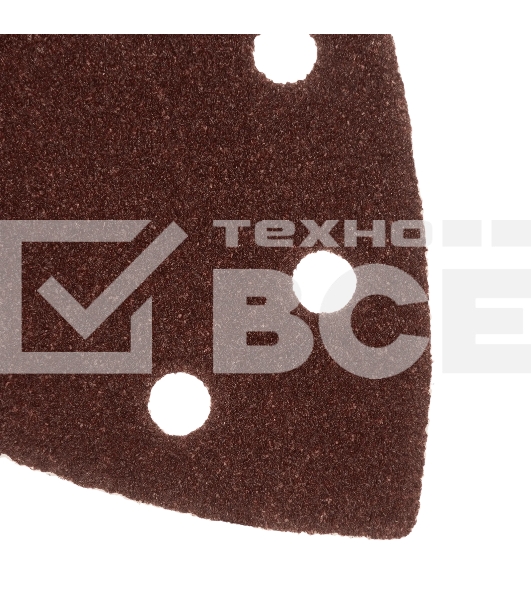 Треугольник абразивный Denzel на ворc. подложке под 