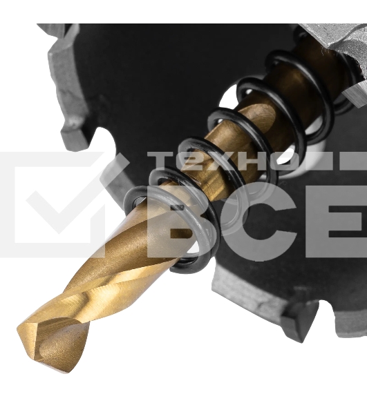 Коронка по металлу Denzel твердосплавная, 44 мм