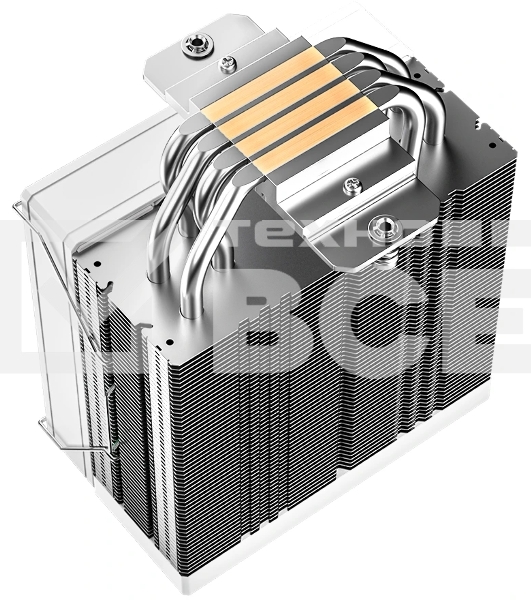 Кулер для процессора ID-Cooling FROZN A410 SE ARGb белый 180W/ Intel 1700, 12*, 115*, AMD AM5, AM4/ Screws