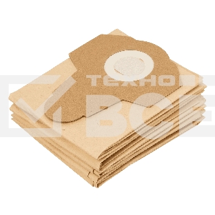 Комплект мешков одноразовых для пылесосов Denzel RVC20, RVC30, LVC20, LVC30, 5 шт.