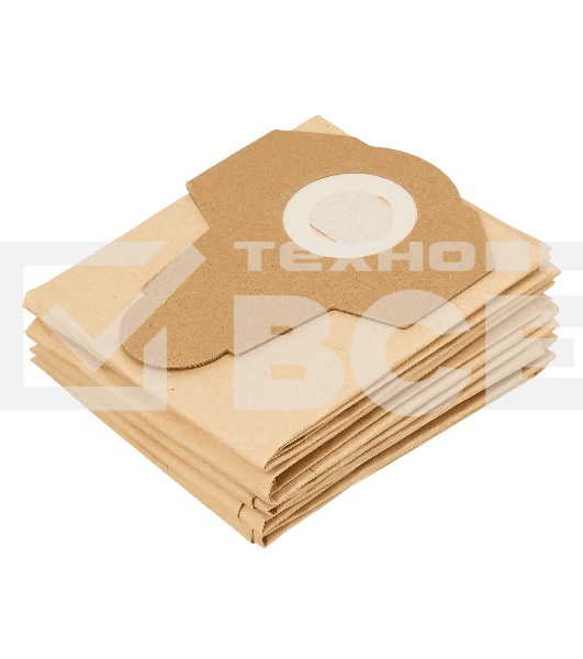 Комплект мешков одноразовых для пылесосов Denzel RVC20, RVC30, LVC20, LVC30, 5 шт.