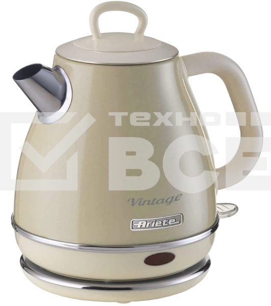 Чайник электрический Ariete 2868 Cream/Bg