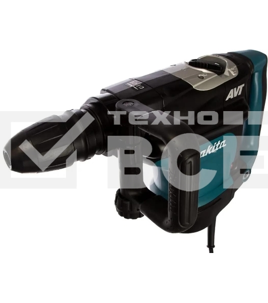 Перфоратор Makita HR4511C SDS-max HR4511C 1300Вт,2реж,2.7-13Дж,1250-2750у\м,7.8кг,чем,ABT,антивиб рукоятка