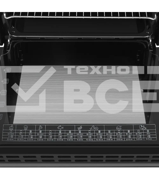 Шкаф духовой электрический Maunfeld AEOD60103W, 60л, дверца с 3 стеклами, белый