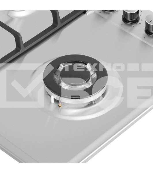 Газовая панель Maunfeld EGHS.95.33CS/G, 5 конфорок, нержавеющая сталь, серебристый