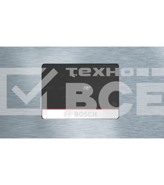 Холодильник Bosch KGN76CI30U серебристый двухкамерный 406/115л морозилка снизу, No Frost