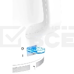 Чайник электрический Candy QA00A1M00RU 1.7л. 2200Вт белый корпус: пластик (CK-100), фото7