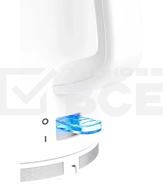 Чайник электрический Candy QA00A1M00RU 1.7л. 2200Вт белый корпус: пластик (CK-100)