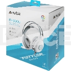 Гарнитура A4Tech Fstyler FH300U белый, проводная, подсветка, фото2