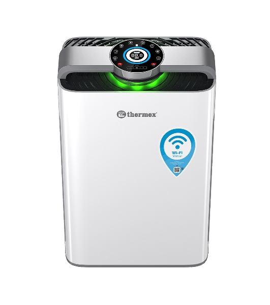 Очиститель воздуха THERMEX Vivern 500 Wi-Fi белый, 58 м², HEPA-фильтр, угольный фильтр, УФ-лампа, управление со смартфона