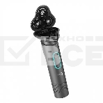 Электробритва BQ SV1002 Tiffany-Gray. Мощность 5 Вт/Время зарядки 90 минут/Время беспроводной работы 60 минут/Влагозащита IPX6/Мытье под водой/Портативная база для зарядки