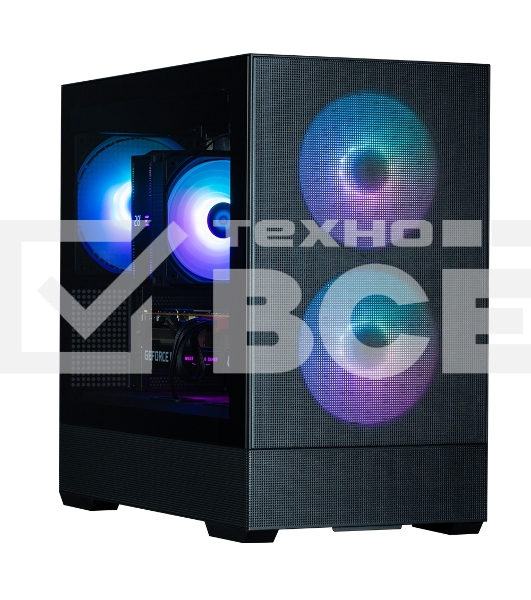 Компьютерный корпус ZALMAN P30 AIR, MATX, BLACK, WINDOW, 2xCombo (3.5'' or 2.5''), 3x2.5