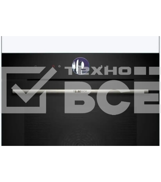 Встраиваемый духовой шкаф электрический Bosch HBG7764B1 черный