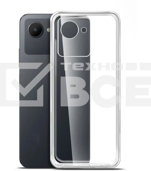 Чехол (клип-кейс) BoraSCO для Realme C30/C30s 71372 прозрачный