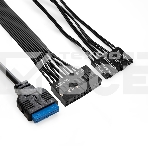 Компьютерный корпус Minitower ExeGate BAA-113-UNS450 (mATX, БП UNS450 с вент. 12см, 2*USB, аудио, черный), фото2