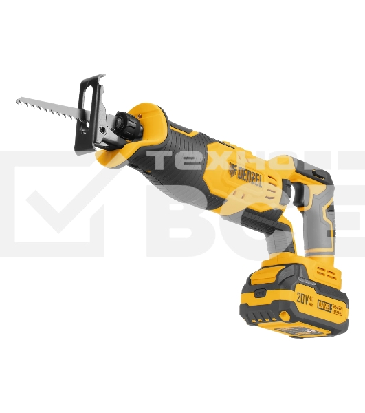 Пила сабельная Denzel RS-180 аккумуляторная Li-Ion, 20 В