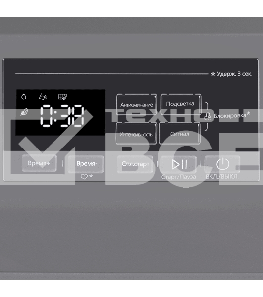 Сушильная машина Maunfeld MFDM168SL02 нержавеющая сталь, 8 кг, сушка - тепловой насос, программ - 16, 59.5 x 84.5 x 61 см