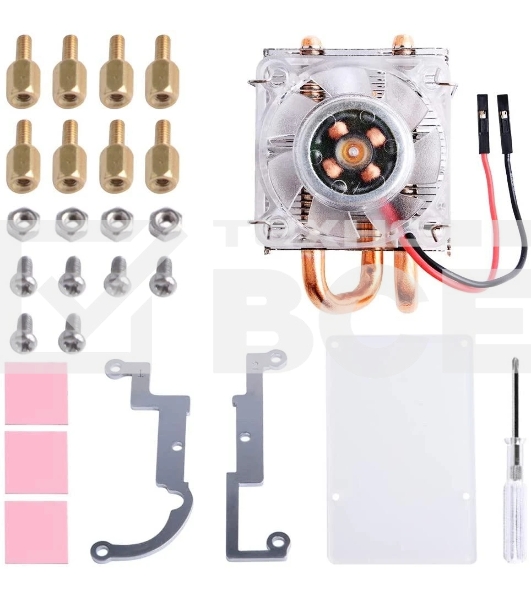 Кулер для процессора Raspberry Pi RPI-LPCOOL Ice Tower CPU for Raspberry Pi, Low Profile