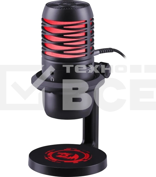 Игровой стрим микрофон Redragon Nebula GM211 USB,Кардиоидный,6 цвет.подсв._1
