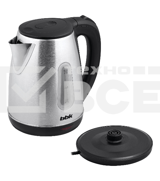 Чайник электрический BBK EK1767S нержавеющая сталь/черный