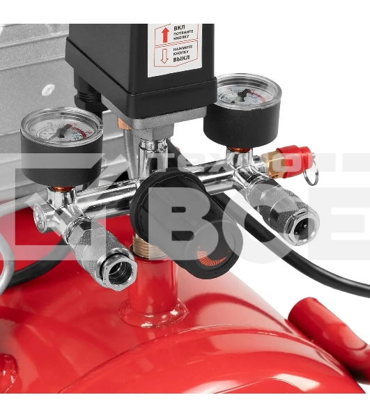 Компрессор воздушный MTX КК-2200/50, 2,2 кВт, 350 л/мин, 50 л, прямой привод, масляный