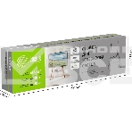 Подставка для телевизора Cactus CS-ST3645BKWN черный/орех, 43'-65' макс. 40 кг, напольный, фото2