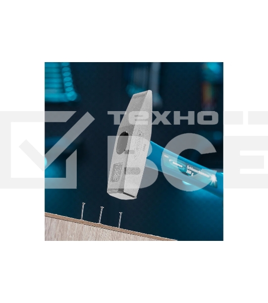 Молоток слесарный Gross 10273 300 г, квадратный боек, фиберглассовая обрезиненная рукоятка