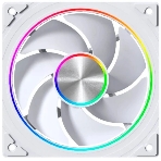 Вентилятор для корпуса Eurocase EU-FN120ARGB_8+18 KIT WH C120XH White / Fan KIT 3 IN 1,3*120 ARGB fans 4pin PWM+AURA 5V3pin female and male connector, фото 1