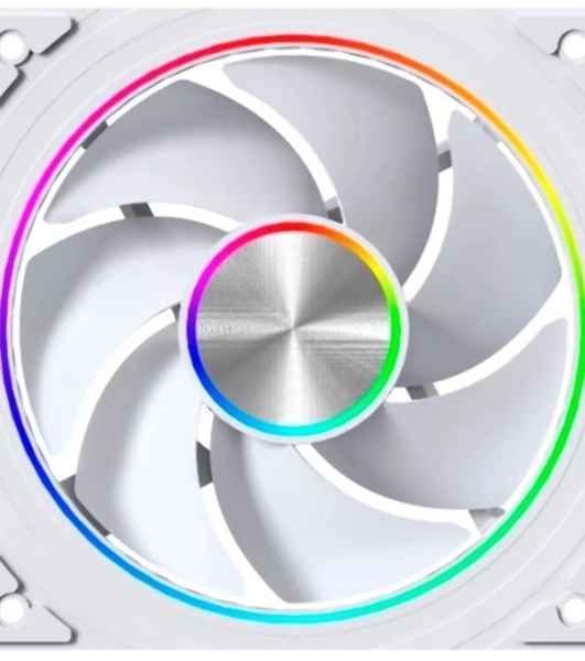 Вентилятор для корпуса Eurocase EU-FN120ARGB_8+18 KIT WH C120XH White / Fan KIT 3 IN 1,3*120 ARGB fans 4pin PWM+AURA 5V3pin female and male connector