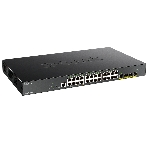 Коммутатор D-Link DGS-1250-28XMP/RU/A1A, 24×1 Гбит/с + 4×10 Гбит/с SFP+, управляемый, фото2