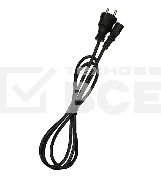 Кабель компьютер-розетка 220V EURO VDE 3G*1.0mm2 медь TELECOM TE021-CU 1,8м