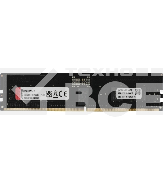 Оперативная память Kingston Fury Renegade Pro Black, DDR5, 16GB (1x16GB), 6000 MHz, CL32, ECC, RDIMM
