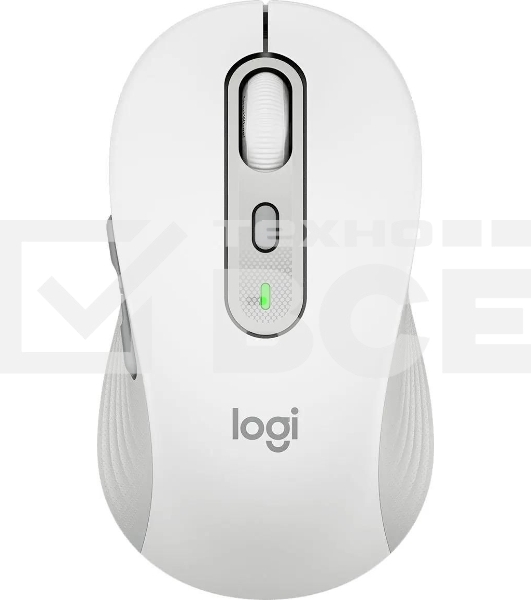 Мышь беспроводная Logitech M750 белый, 4000 dpi, радиоканал, Bluetooth, USB, кнопки - 5