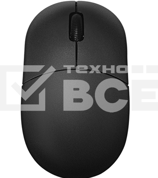 Мышь проводная Qumo Simple Office M92 черный, 1000 dpi, USB, кнопки - 3