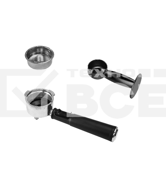 Кофеварка рожковая BBK BCM1501 нержавеющая сталь/черный, исп. кофе - молотый, 1.7 л, 1200 Вт, 20 бар