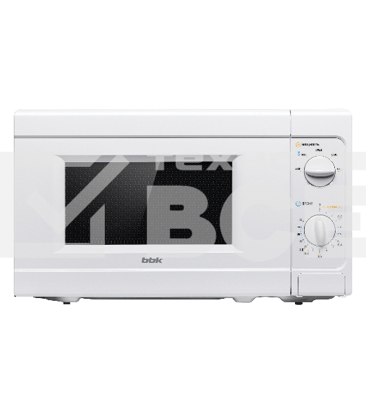 Микроволновая печь BBK 20MWS-705M/W белый, 20 л, 700 Вт, поворотный механизм