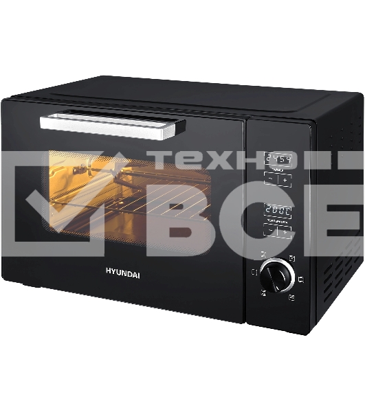 Мини-печь Hyundai MIO-HY100 38л. 1800Вт черный