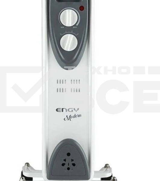 Масляный обогреватель Engy EN-2205 Modern (5 секций) белый, 1000 Вт, 10 м2, термостат