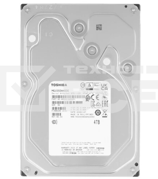 Жесткий диск Toshiba Enterprise MG10SDA400E 4Tb HDD 3.5