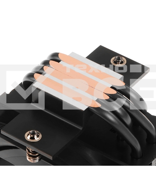 Кулер для процессора Ocypus Gamma A40 BK Gamma-A40-BK1NNWN00X-GL черный 100мм алюминий+медь 29,5db 4-pin 200W 133мм