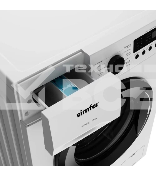 Стиральная машина Simfer WWC701 класс: A+++ загр.фронтальная макс.:7кг белый