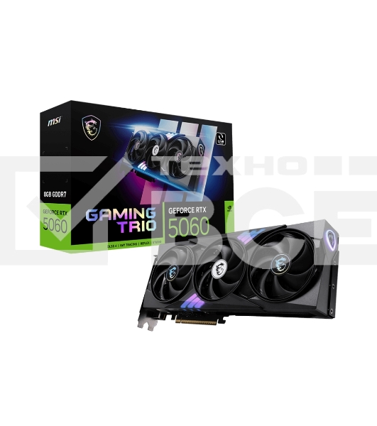 Видеокарта MSI GeForce RTX 5060 8G GAMING TRIO